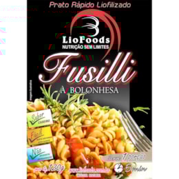 Refeição Liofilizada 1 Porções Liofoods Macarrão à Bolonhesa Refeição Liofilizada 1 Porções Liofoods Macarrão à Bolonhesa