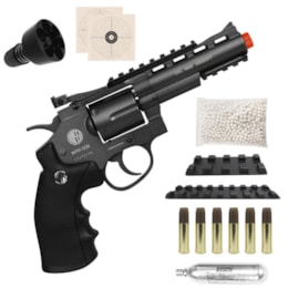 Revólver Airsoft CO2 Win Gun 701 335 fps 6mm Full Metal Revólver Airsoft CO2 Win Gun 701 335 fps 6mm Full Metal
