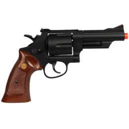 Revólver Airsoft UHC UA-931B Spring com Trava de Segurança em ABS Revólver Airsoft UHC UA-931B Spring com Trava de Segurança em ABS