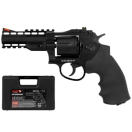 Revólver de Pressão CO2 Gamo GR-Stricker 4.5mm 412 fps Full Metal com Maleta Revólver de Pressão CO2 Gamo GR-Stricker 4.5mm 412 fps Full Metal com Maleta