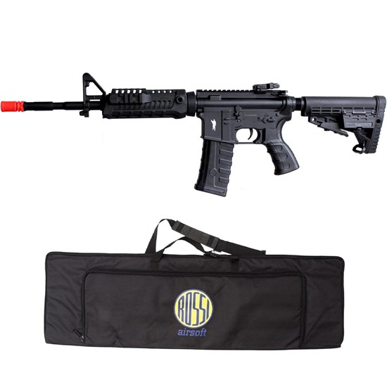 Rifle Airsoft AEG King Arms M4A1 CAA Custom 220V Elétrico + Case Mala ActionX
