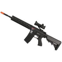 Rifle Airsoft Elétrico G&G CM16 R8-L Semi Automático 370 FPS com Red Dot