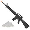Rifle Airsoft M16 Elétrico Cyma AEG 380 FPS Hi-cap 300 BB’s + Munições BBs 0,12g 2000 Un