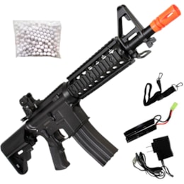 Rifle Fuzil Airsoft AEG CYMA CM506 M4A1 RIS 360 FPS em ABS Rifle Fuzil Airsoft AEG CYMA CM506 M4A1 RIS 360 FPS em ABS