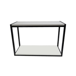 Sapateira de Chão em Metalon com 02 Prateleiras Multiúso em MDF 15mm Branco Sapateira de Chão em Metalon com 02 Prateleiras Multiúso em MDF 15mm Branco