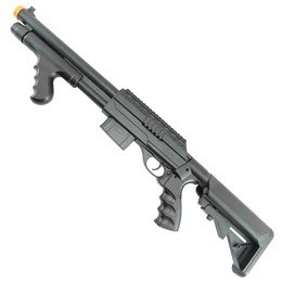 Shotgun Airsoft 6mm 210 FPS Vigor 0681D Spring Magazine para 90 BB's