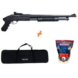 Shotgun Airsoft CYMA ZM61 280 fps Spring + Capa 1 Metro + 4000 BB's 0,20g Shotgun Airsoft CYMA ZM61 280 fps Spring + Capa 1 Metro + 4000 BB's 0,20g