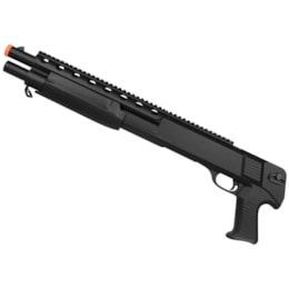 Shotgun M309 Airsoft Spring 400 FPS 6mm com Suporte para Bandoleiras Shotgun M309 Airsoft Spring 400 FPS 6mm com Suporte para Bandoleiras