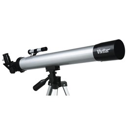 Telescópio Refrator com Tripé de Alumínio, Distância Focal 600mm - VIVITAR VIVTEL50600