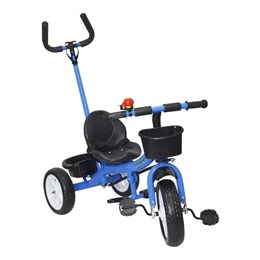 Triciclo Infantil 2 em 1 Importway BW082AZ c/ Cinto e Apoio p/ os Pés Azul