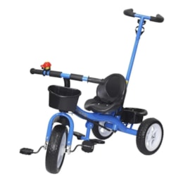 Triciclo Infantil 2 em 1 Importway BW082AZ c/ Cinto e Apoio p/ os Pés Azul Triciclo Infantil 2 em 1 Importway BW082AZ c/ Cinto e Apoio p/ os Pés Azul
